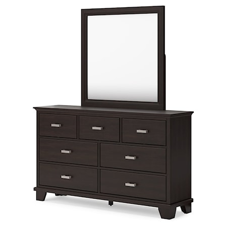 Dresser and Mirror