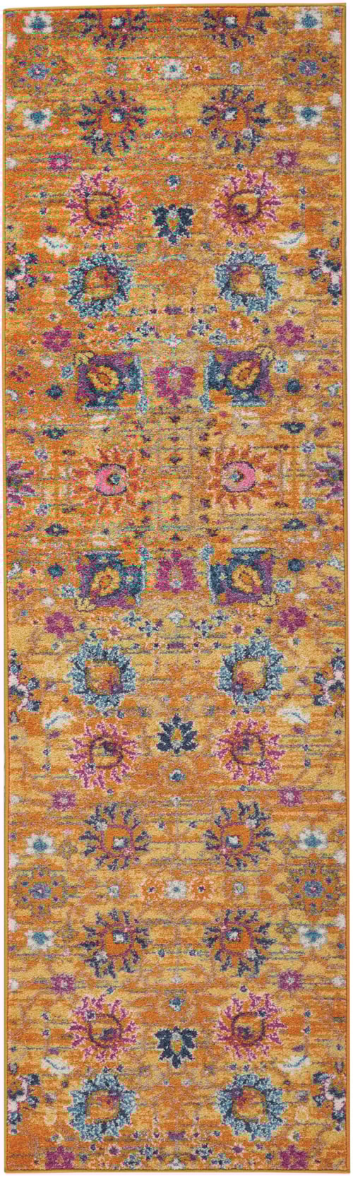 2'2" x 10' Sunburst Runner Rug