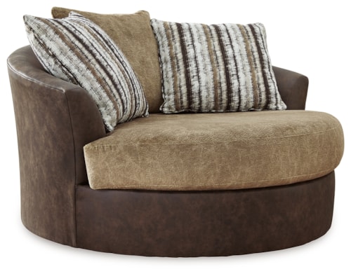 Oversized Swivel Accent Chair