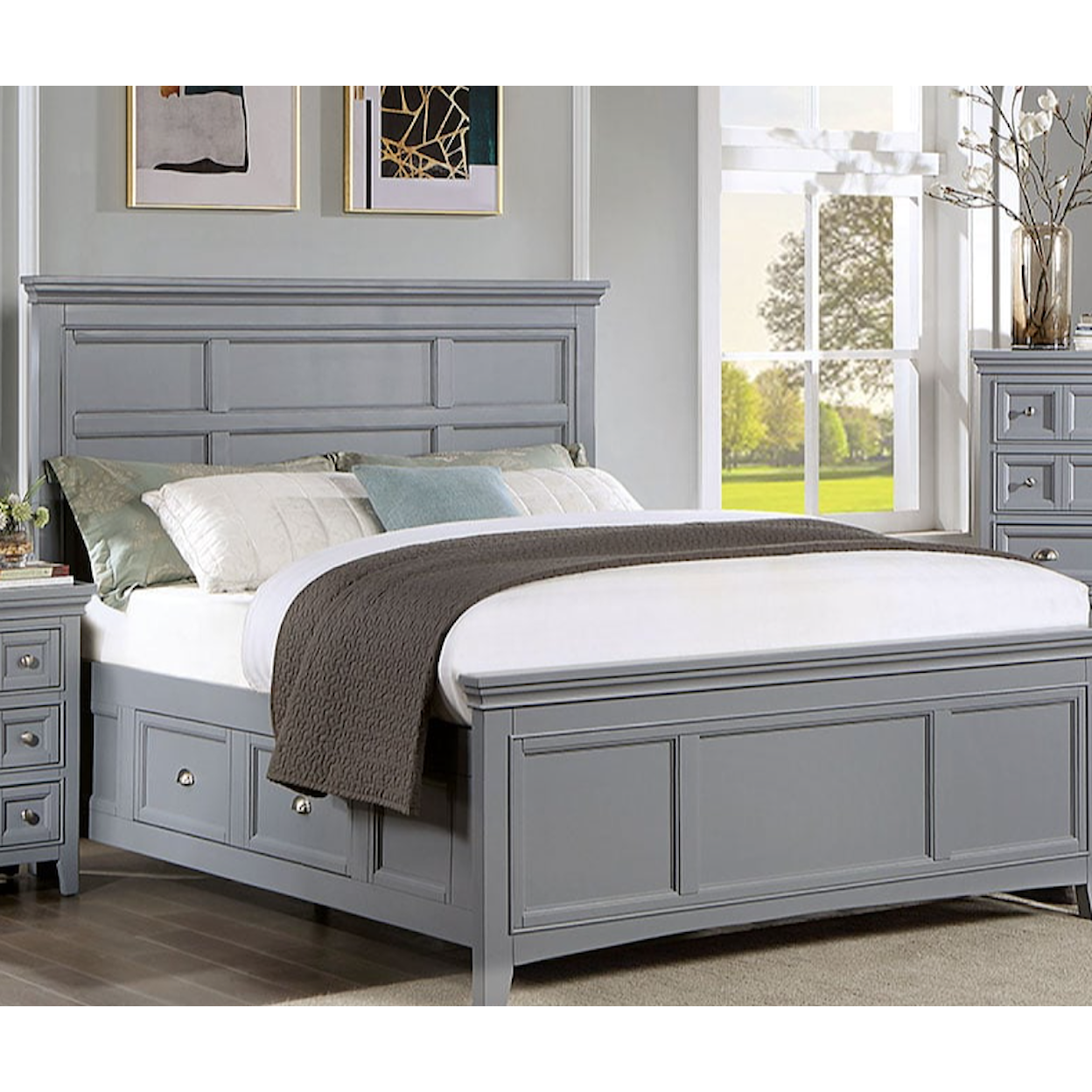 Furniture of America Castlile King Bed