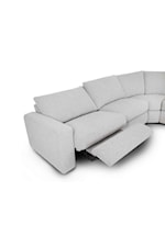 Franklin 400 Toronto Contemporary 5-Piece Power Reclining Sectional Sofa