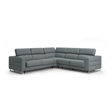 Power Reclining Sectional Sleeper