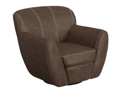 Contemporary Accent Chair with 360 Swivel