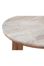Steve Silver Sidney Contemporary 36" Round Marble-Top Coffee Table