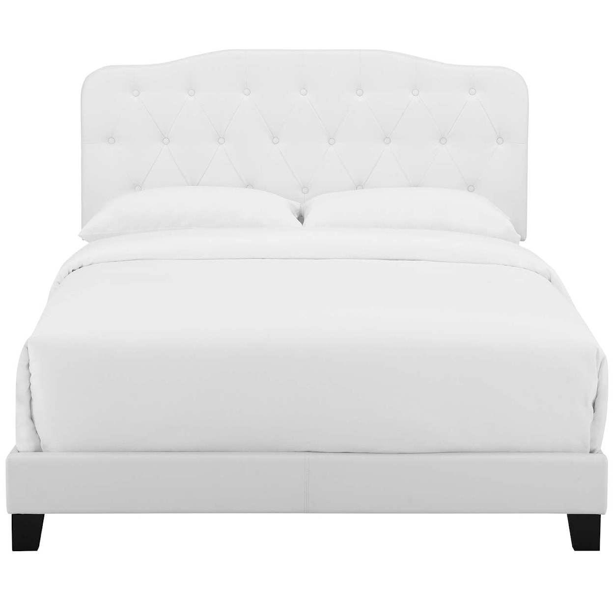 Modway Amelia Twin Faux Leather Bed