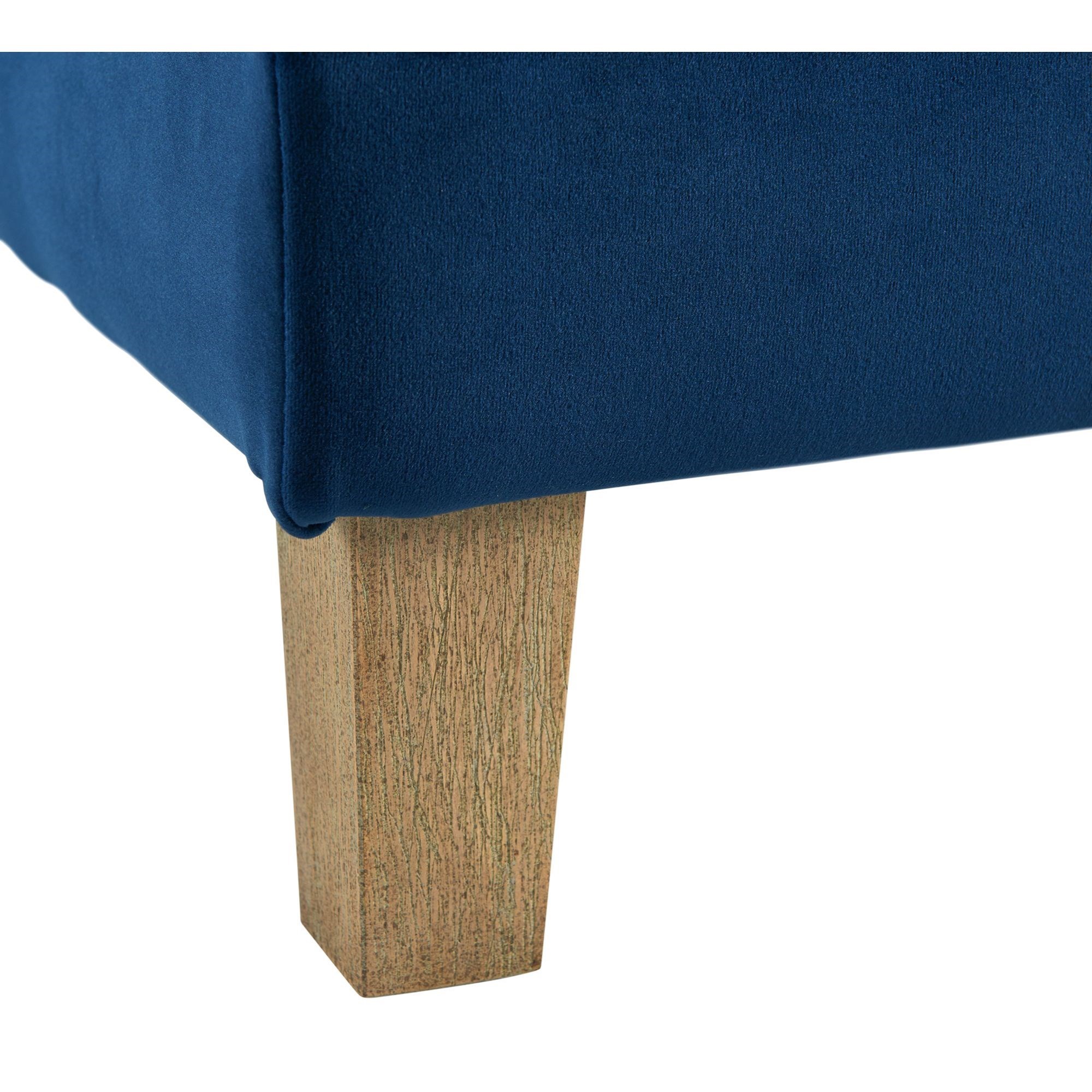 Elements International Crosby- Tufted Storage Ottoman