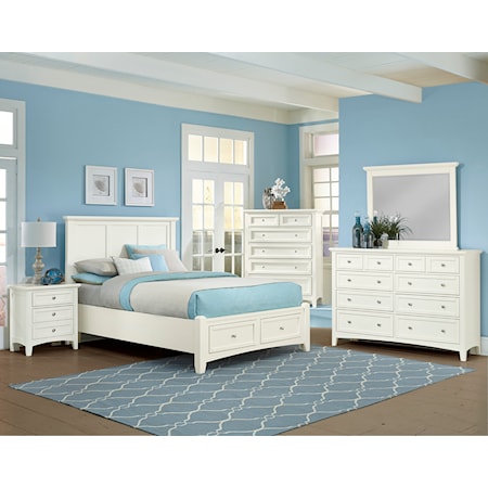 Queen Mansion Storage Bed