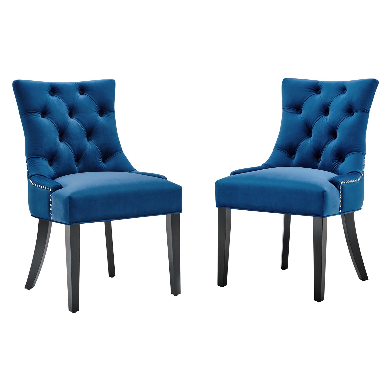 Modway Regent Tufted Performance Velvet Dining Side Chairs Set of 2