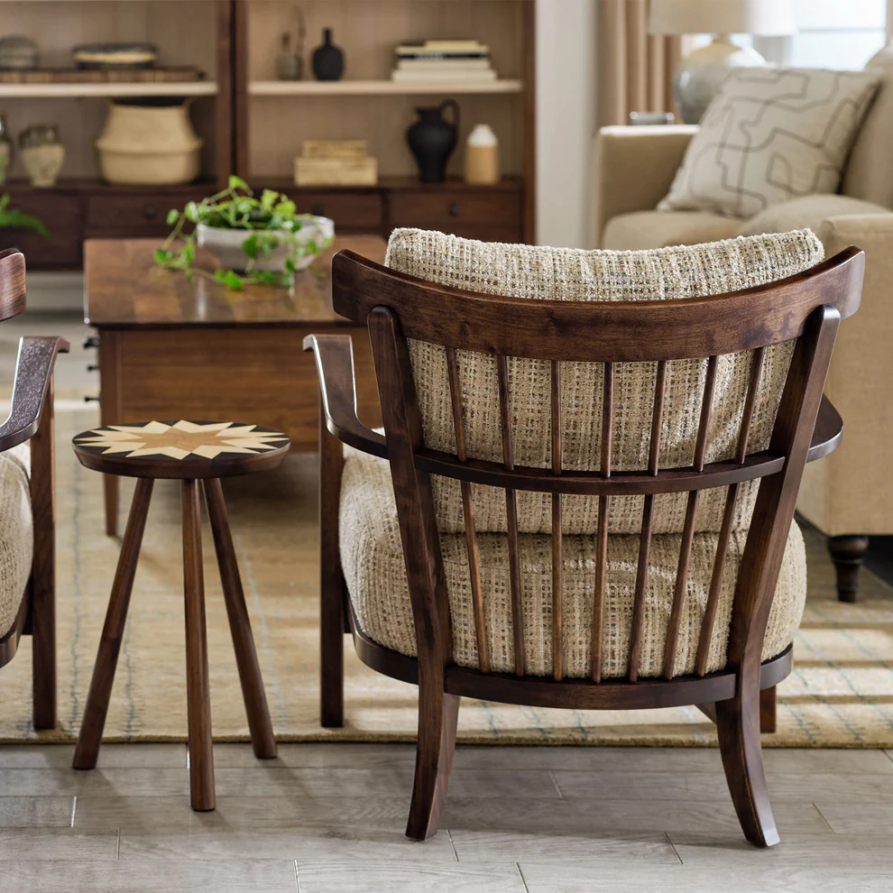 20" Spot Table w/Quilt-Inspired Top