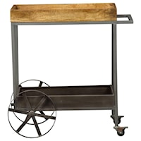 Contemporary Accent Bar Trolley