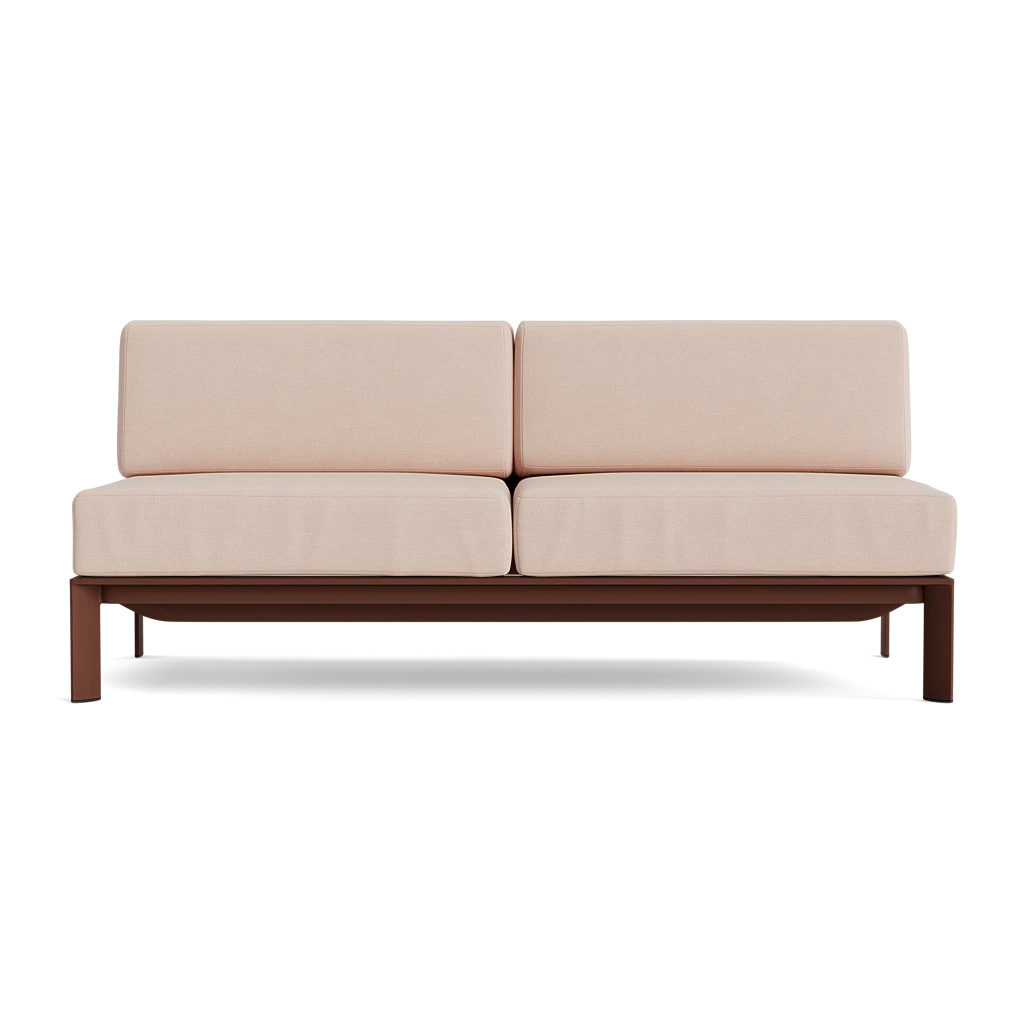 Armless Modular Loveseat