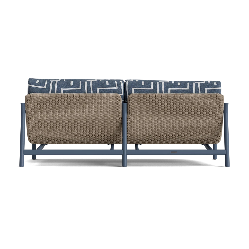 Modern Cushioned Woven Sofa