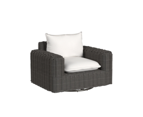 Tropical Outdoor Oversized Swivel Club Chair
