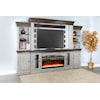 Sunny Designs 3649 Entertainment Wall with Fireplace Insert