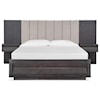 Magnussen Home Wentworth Village Bedroom California King Wall Upholstered Bed
