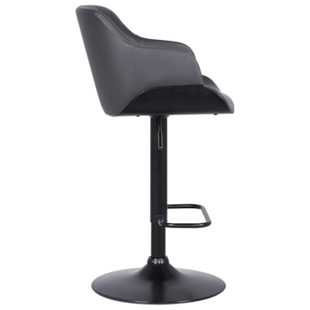 Upholstered Adjustable Bar Stool