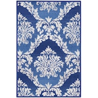 2' x 3' Blue Rectangle Rug