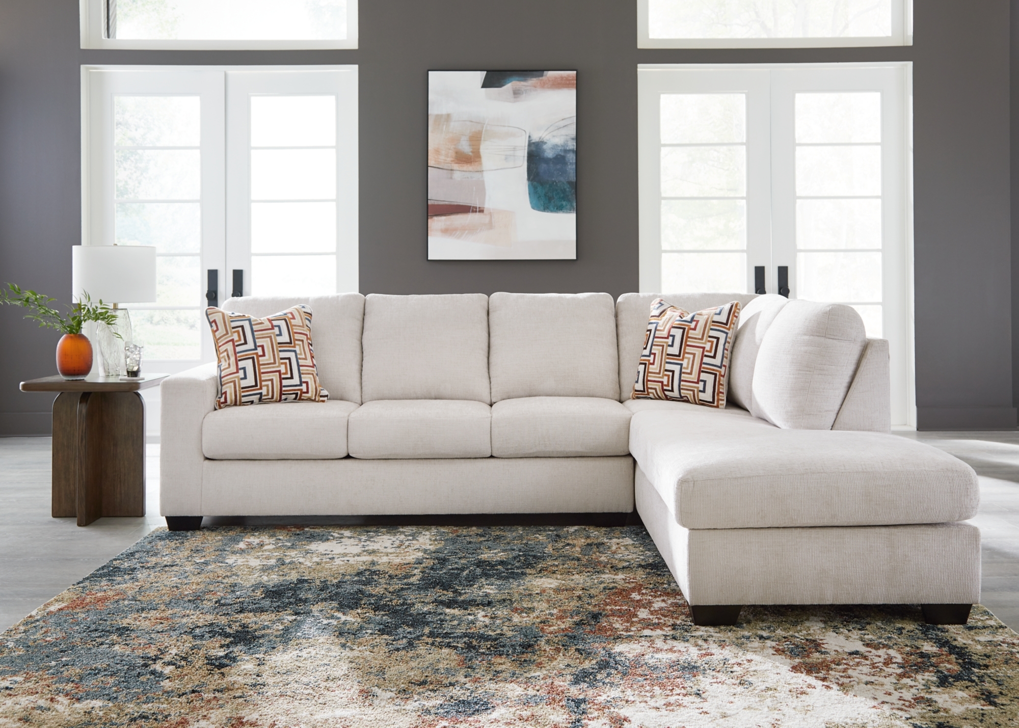 2-Piece Sectional With Chaise