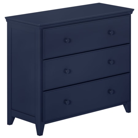 3 Drawer Dresser in Blue