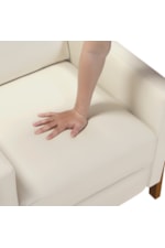 Homelegance Verve Mid-Century Modern Faux-Leather Push-Back Recliner