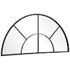 Uttermost Arched Mirror Rousseau Iron Window Arch Mirror