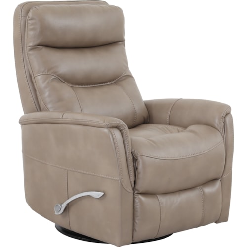 Casual Manual Swivel Glider Recliner with Articulating Headrest