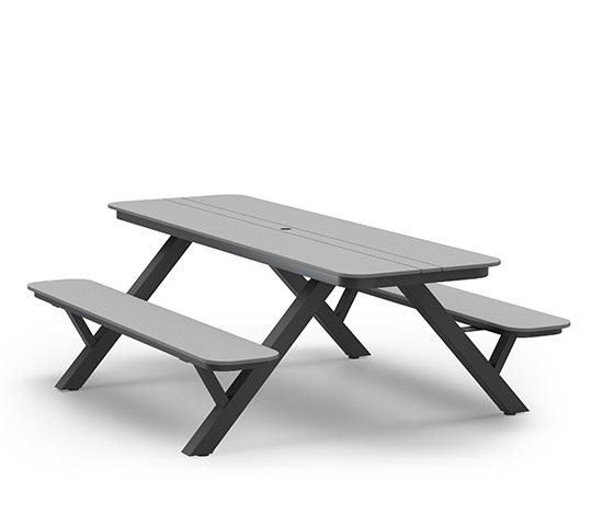 29" x  94" Rectangular Picnic Table
