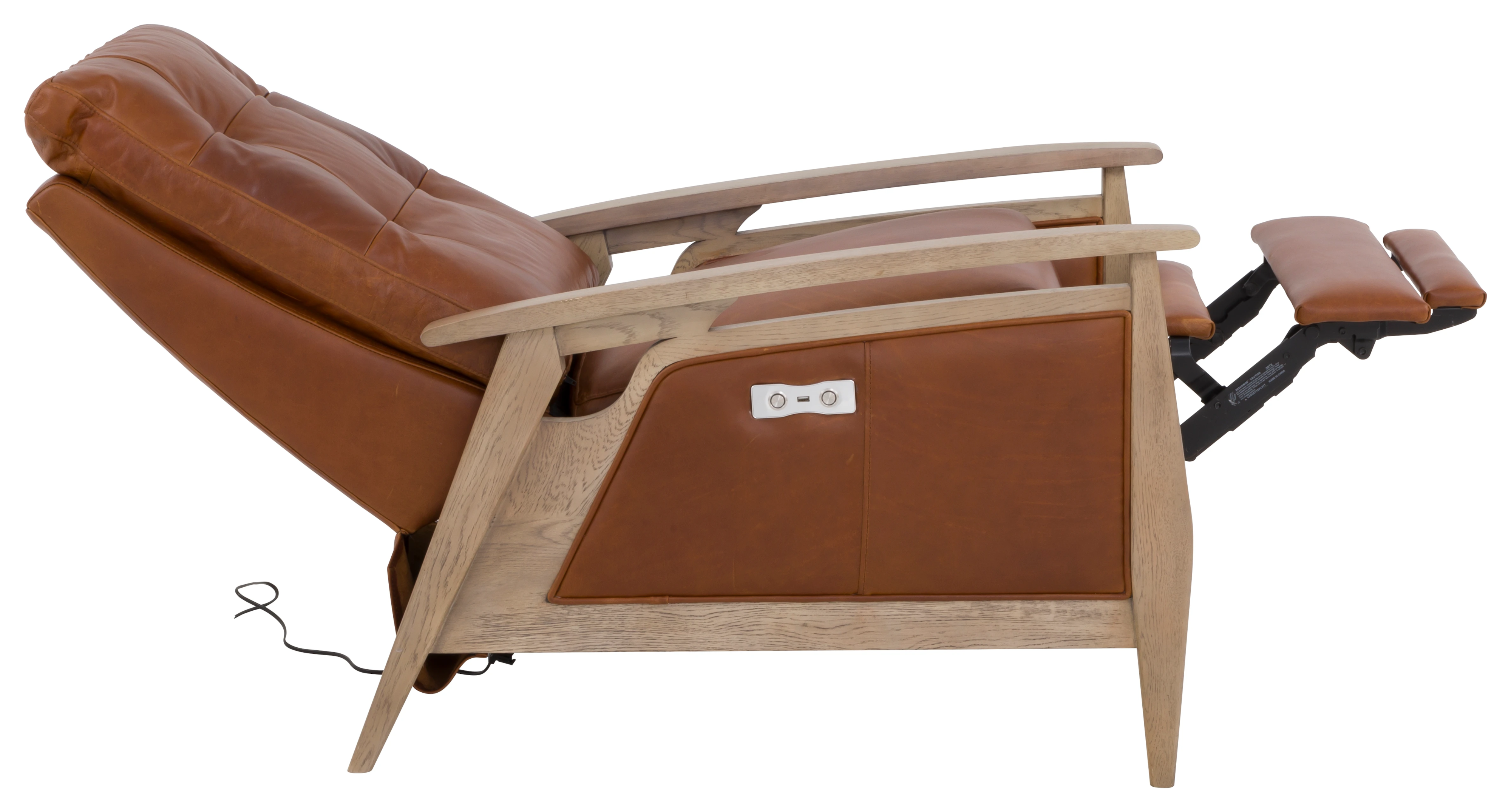 Fairfield The Leather Reserve,Ready-to-Ship Upholstery Power Recliner