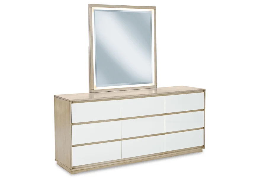 Wendora Dresser and Mirror  by Signature Design by Ashley at Lagniappe Home Store