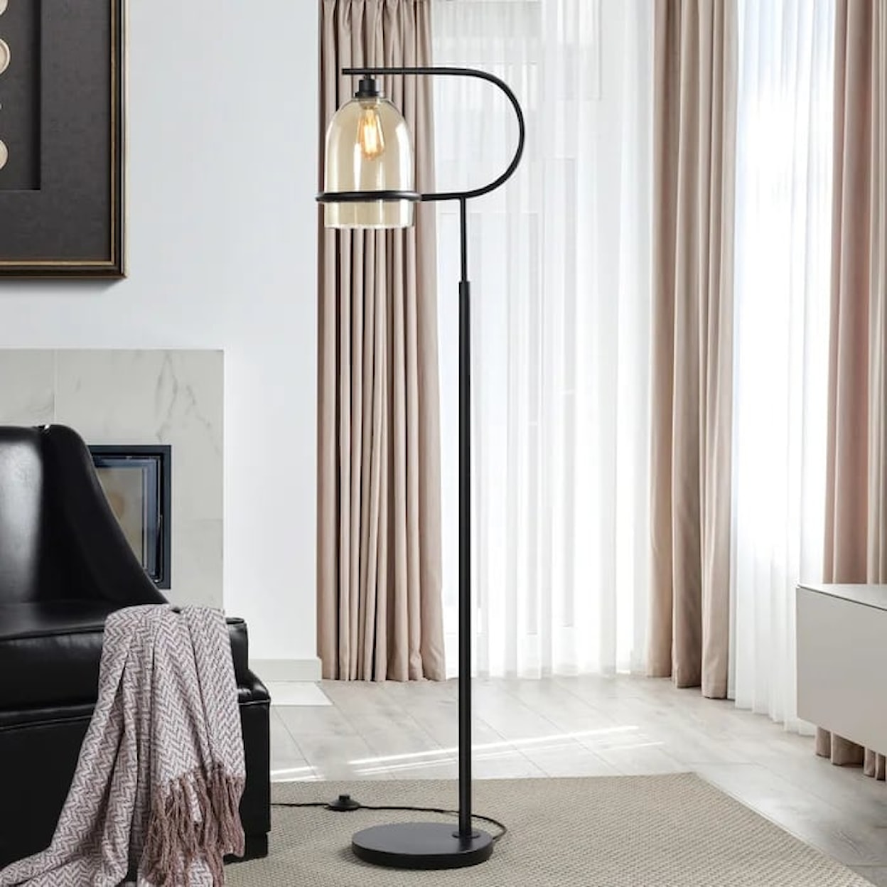 StyleCraft StyleCraft Radiance Bronze Floor Lamp