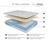 J&J Sleep Chime 10 Inch Hybrid Queen Mattress and Pillow