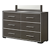 Crown Mark SHARPE SHANNON GREY DRESSER |