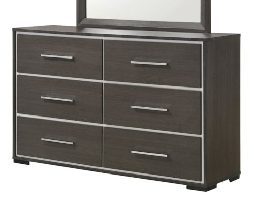 Sharpe Contemporary 6-Drawer Dresser