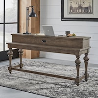 Transitional Console Bar Table with USB Charging