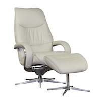 Modern Reclining Chair and Ottoman with Ergonomic Design