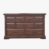 Traditional 7-Drawer Dresser with Cedar-Lined Drawers