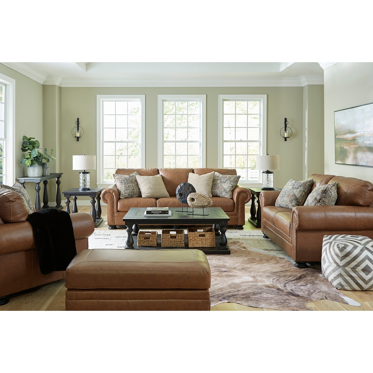 Signature Design by Ashley Furniture Carianna 4-Piece Living Room Set