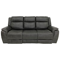 Power Reclining Sofa with Pillow Arms