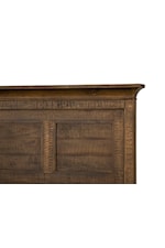 Magnussen Home Bay Creek Bedroom Traditional Media Chest with Two Glass Drop Down Drawers