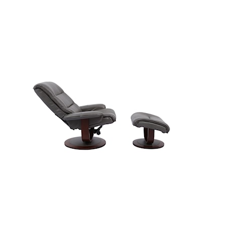 Swivel Chair and Ottoman