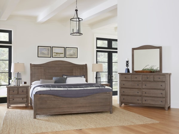 4-Piece Queen Sleigh Bedroom Set