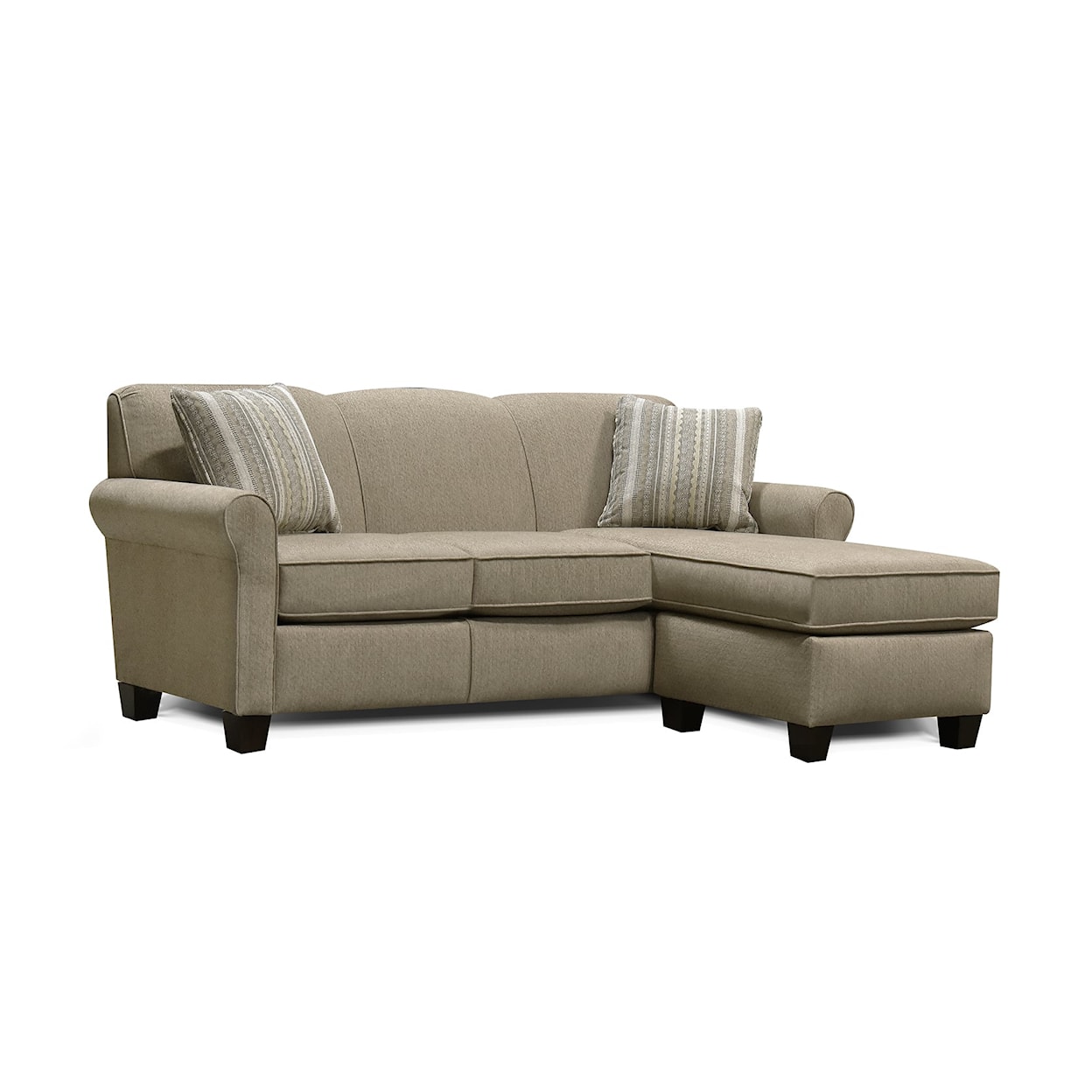 England Angie Sectional Sofa with Floating Ottoman Chaise