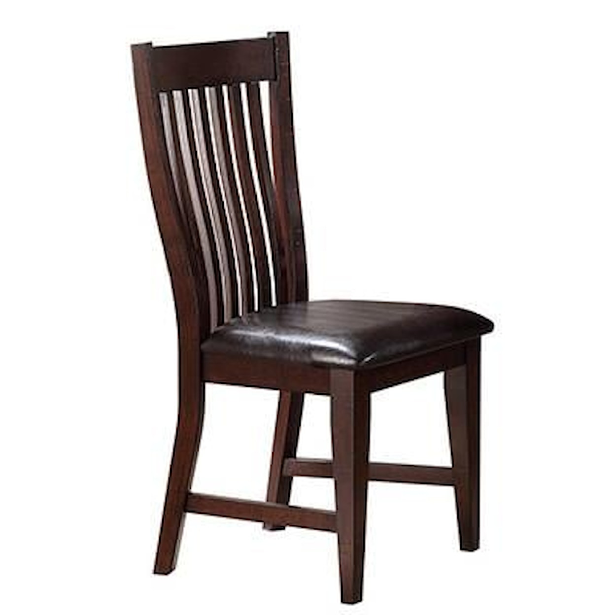 Winners Only Java Slat Back Upholstered Side Chair