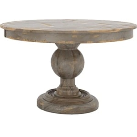 Farmhouse Round 30" Wood Table