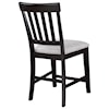 Steve Silver Hailey HAILEY BLACK & BROWN PUB CHAIR |