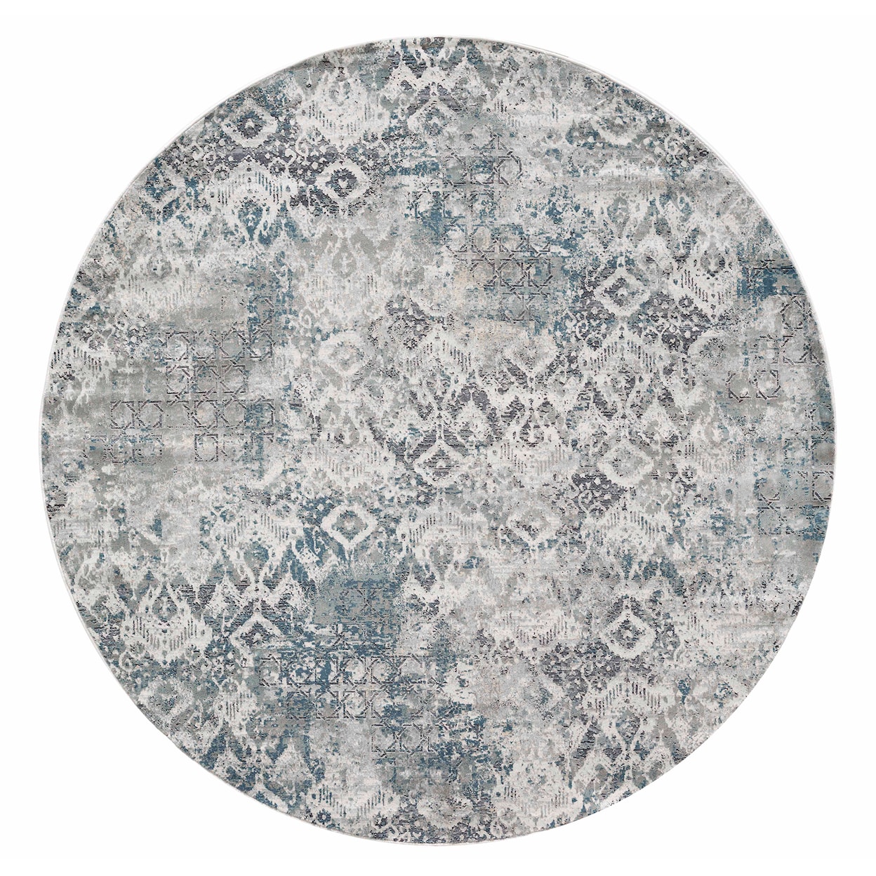 Kas Montreal 7'7" x 10'10" Teal Avery Rug