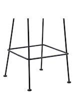 Armen Living Acapulco Casual 26" Indoor/Outdoor Counter Stool with Wasabi Rope
