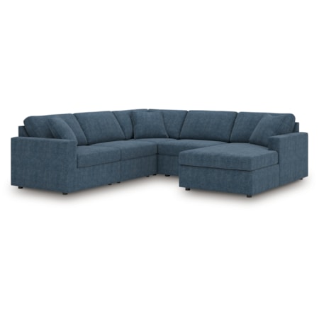 5-Piece Sectional With Chaise