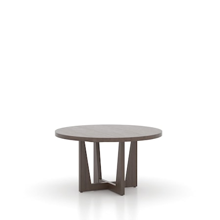 Round Wood Table