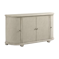 Farmhouse 4-Door Curved Buffet